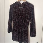 Anthropologie Finn & grace black cherry romper small Photo 2