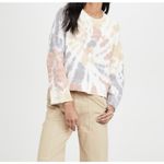 Madewell  Tie-Dye Westford Pullover Sweater Pastel Cotton Small Artsy Boho Boxy Photo 6