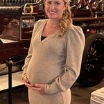 Steve Madden Ribbed Tan V-Neck Dress Photo 5