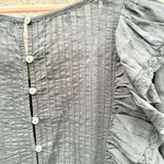 Love Shack Fancy  Santorini black cotton mini dress large Photo 9