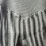 Nux Leggings Women's Sizez Large Green Ribbed High Compression Seamless Photo 3