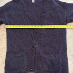 Cambridge Dry Goods 100% Wool Cardigan Sweater Small Vintage Colorful Knit Purple Photo 3