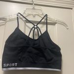 DKNY  Sport Womens Black Strappy Seamless Low-Impact Padded Sports Bra Si… Photo 5