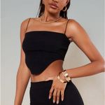 Pretty Little Thing  Black Crop Tank Top Photo 0