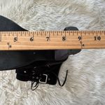 Demonia Crypto-51 Black Ankle Boots Black Velvet + Lace Size 8 Steampunk Goth 4" Photo 14