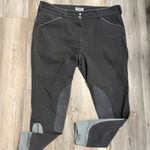 Dover Saddlery Size 34 grey equestrian riding pants, waist 38”, hip 41” inseam27 Gray Photo 5