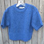 ZARA  Royal Blue Short Sleeve Sweater Photo 0