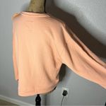 Koral  Pompano Orange Sz S Levi Pullover Sweatshirt Gym Fringe Lounge Maximalism Photo 7