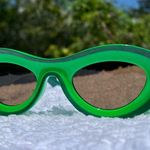 Y2K Futuristic Green Two Toned Frames Photo 1