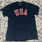 USA t shirt🤍 Blue Size XL Photo 0