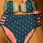 Lilly Pulitzer  womens 2 piece blue bikini Photo 1