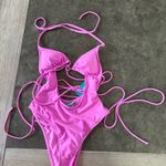 Sports Illustrated  Women's Cutout One Piece with Wrap Tie Detail Photo 7