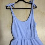 Aura Blue Tiered Midi Sundress Casual Photo 1