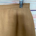 Burberry Vintage 90s ’s Wool Camel Mustard Pencil Skirt, Size 6 Photo 1