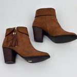 LC Lauren Conrad  Brown Ankle Booties with Tassel Photo 7