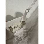 Altar'd State  White Floral Satin Layered Mini Dress Medium Photo 5