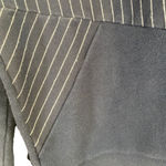 J.Crew Navy Blue Striped Cozy Cotton Blend Sweatshirt Women Sz L Photo 1