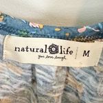 Natural Life Floral Free Spirit Tank Top - Blue and Yellow - Size: Medium Photo 1