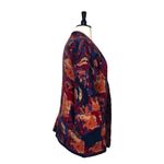 Adyson Parker  Cardigan Open Front Heavy Knit Blue Red Multi Women’s Size 3X Photo 3