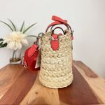 Coach NWT Small Straw Tote Bag Photo 2