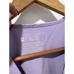 FIGS Casma Three-Pocket V-Neck Medical Scrub Top Lavender Dew Limited Edition M Photo 4