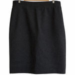 Nicole Miller NWT Charcoal Heather Pull-On Skirt Size XL Stretch Knit MSRP $60 Photo 0