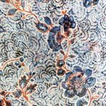 MISA Los Angeles MISA Aries Mesh Cut Out Midi Dress in Feathered Floral Blue Size XL NWT Photo 4