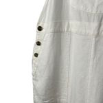 Stoney Clover Lane  x‎ Target Linen Blend Overalls Women's M White Pockets Photo 8