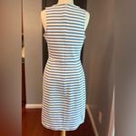 Old Navy Y2k Nautical Cotton Blue & White Summer Sleeveless Dress Photo 2