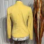 Vintage Wool Cashmere Zip Blazer Winter Career Work Preppy Tomboy Bright Imported Fine Piece Photo 2