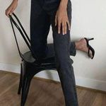 Princess Polly Coated Shiny Skinny Jeans Black Hi-Rise Faux Leather Pants Size 6 Photo 0