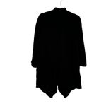 Fridaze Black 100% Linen Full Zip Top Lagenlook Coastal Lightweight Women Lrg Size L Photo 4