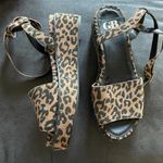 GB new  gianni bini leopard cheetah espadrille platform sandals size 7.5 Photo 0