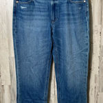 Paige ‎ Noella Straight Leg Denim Medium Wash Distressed Womens Size 27 Photo 0