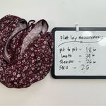 Aeropostale  Dress Floral Womens Size XL Crisscross Back Long Sleeve‎ Midi Dress Photo 10