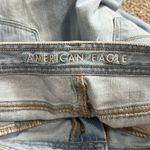 American Eagle  Wide Leg Crop Jeans Light Wash Photo 4