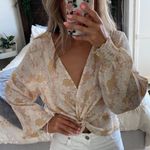 June and Hudson Floral Longsleeve Top  Photo 0