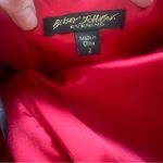 Betsey Johnson Vintage Betsy Johnson Silk Tiered Bow Red Dress Womens Size 2‎ Y2K 90s Strapless Photo 5