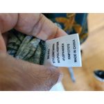 Tacera Womens Dress Size Small Faux Wrap Floral Green and Gold V Neck  Photo 8