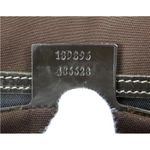 Gucci •  supreme PVC canvas and leather tote bag deep brown Photo 12