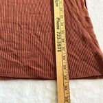 ASOS  • Rust • Knit Midi • Leg Slit • Cut Out Ring Dress • Womens Size 14 Photo 10