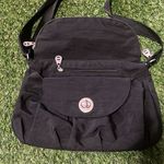 Baggallini Black Pocket Flap Crossbody Messenger Bag Turn Lock Purse Photo 2