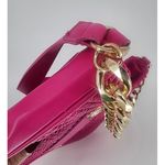 ALDO Barbie Pink Faux Leather Ruched Shoulder Bag Photo 10