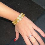 Indian Wedding Mehandi Gaaney Maiyan ceremony Haldi ceremony Dholki Wristband Gold Photo 3