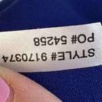 Slny NWOT Womens Blue Sleeveless Pullover Surplice Hi-Low Maxi Dress Size: 6 Photo 10