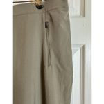 Garnet Hill Womens Casual Army Green Commuter Trousers Zipper Pockets Pants XLg Photo 7