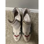 Anthropologie Silent D By Leather Embroidered Oliver Bootie 38 Photo 7