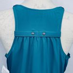 Athleta  Blue Tank Spaghetti Strap Drawstring Mini Casual Dress Photo 6