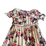 Pinkblush Maternity High Low Floral Print Dress Hi-Lo Short Sleeve Size Large Photo 8