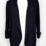 Wilfred  Unstructured Cardigan Chevaliar Black Blazer Jacket Size 0 Photo 0